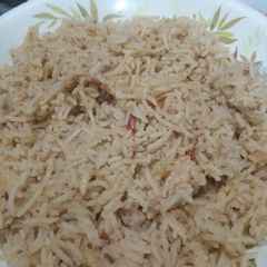 Simple qeema pulao A picture of Simple qeema pulao.