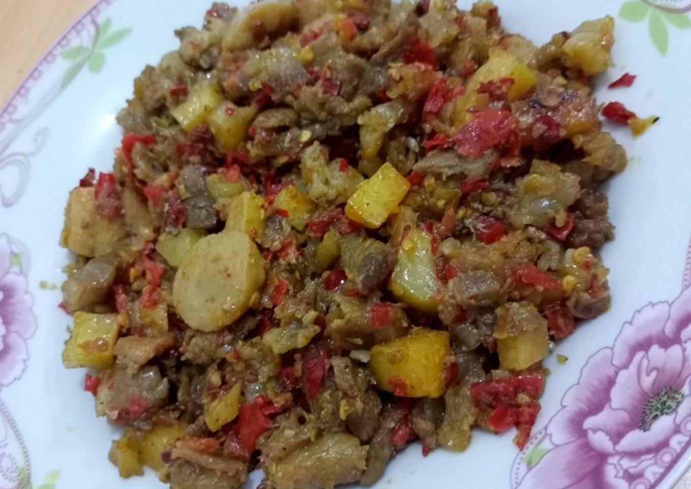 Oseng Tetelan Mercon