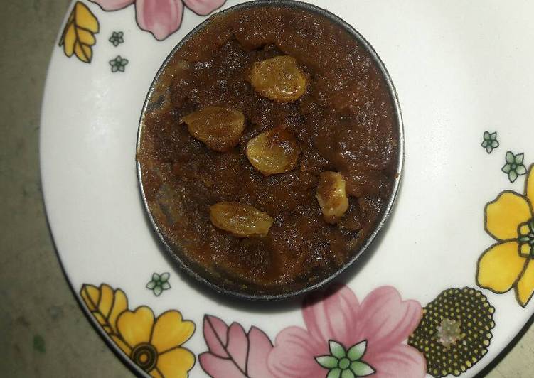 Easiest Way to Fall Delicious Rawa kismish halwa