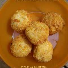 A picture of Bola bola kentang isi telur puyuh mpasi 1y+.