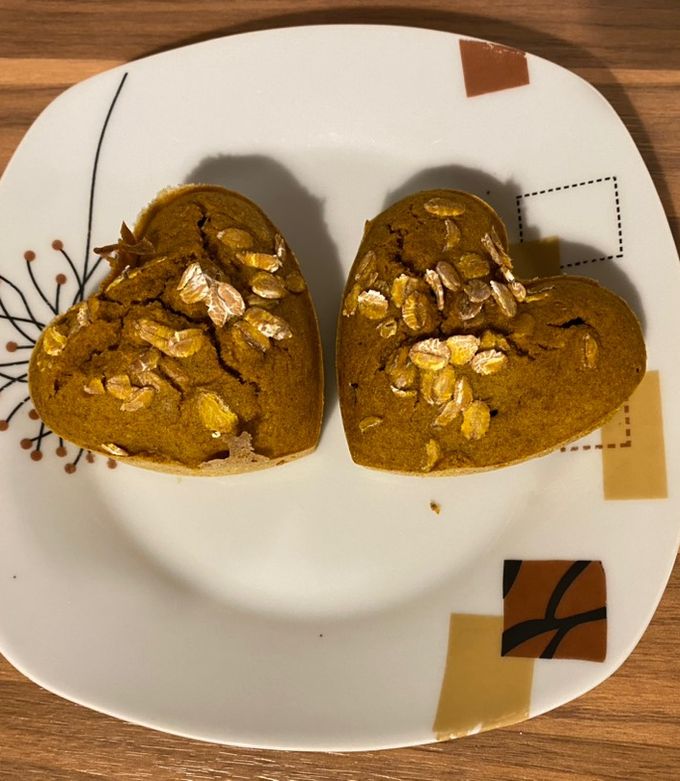 Sütőtökös muffin, diétás, IR-barát recept fotója