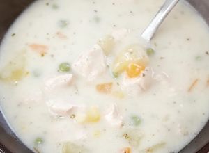 Foto de Sopa cremosa de frango