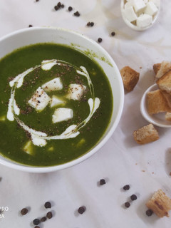 पालक पनीर सूप (palak paneer soup recipe in Hindi) रेसिपी मुख्य फोटो