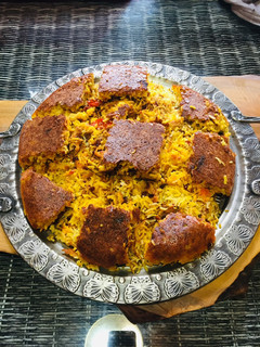 عکسی از دستور هویج پلو با جوجه کباب شب مونده