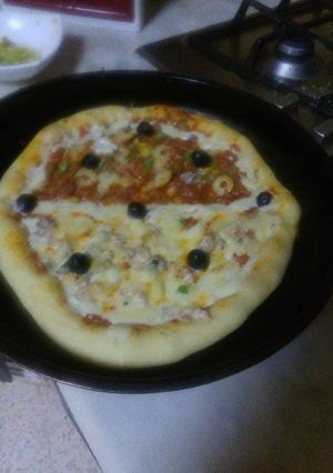 صورة لوصفة بيتزا هشه