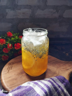 Foto resep Es Sirup Nanas Lemon Selasih