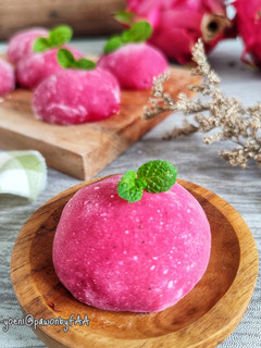 Foto resep Mochi Buah Naga