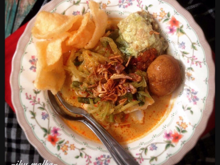 Resep: Lontong Sayur Betawi Komplit Bunda Pasti Bisa