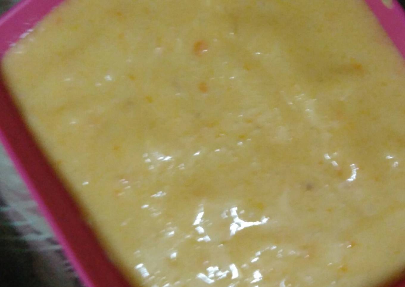 Mpasi mix 7m bubur sayur telur keju