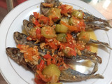 Ikan cue pindang sambel bawang blimbing wuluh