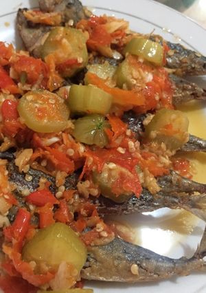 Foto resep Ikan cue pindang sambel bawang blimbing wuluh
