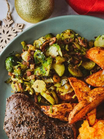 Easy Steps to Prepare Sautéed Brussel Sprouts With Smoked Bacon which Delicious