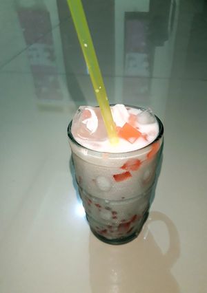 Foto resep Es milky jelly mutiara
