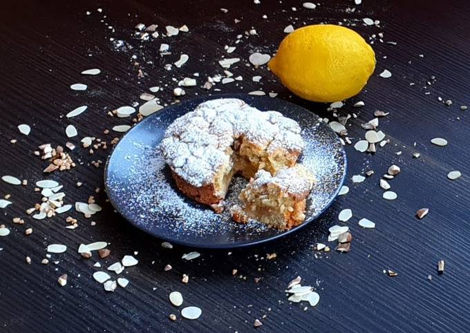 Sbrisolona gluten free e senza uova con marmellata di limone