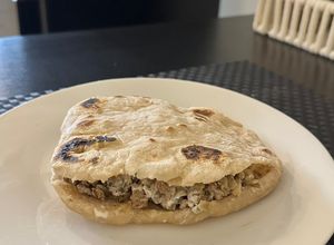 Una foto de Arepas