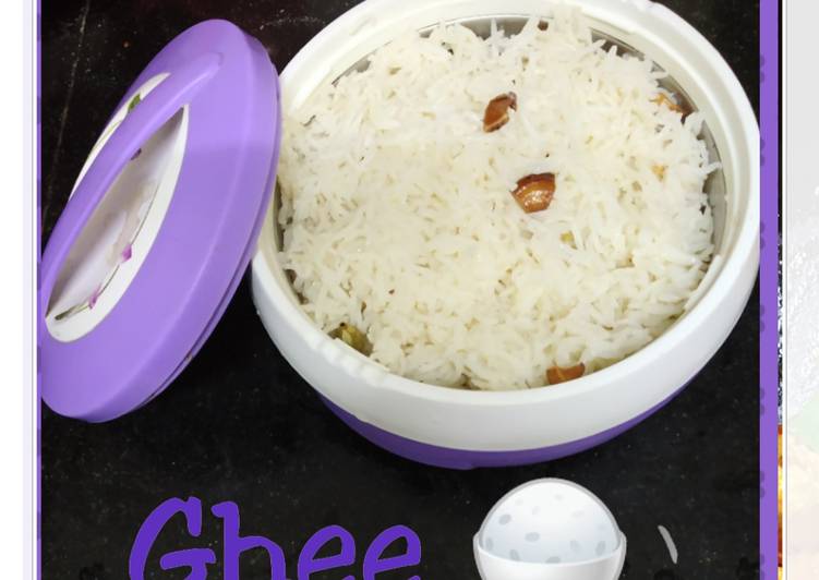 Recipe of Homemade Ghee rice
