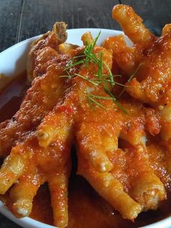 Foto resep Ceker balado pedas