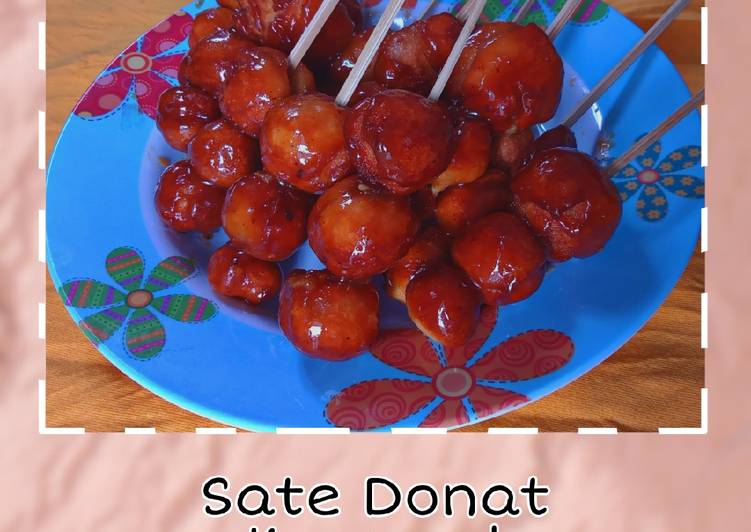 Resep Sate Donat Karamel, Bikin Ngiler