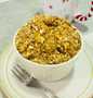 Easy Way Prepare Microwave Apple Crumble with crunchy streusel (Gluten free &amp; vegan) which Delicious
