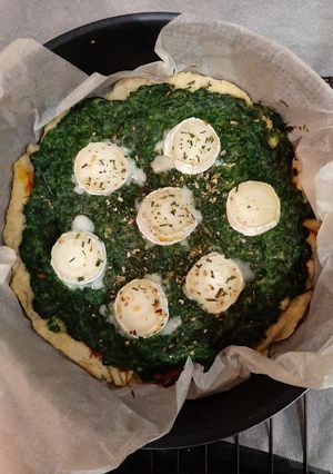 Une photo de Quiche épinards chèvre