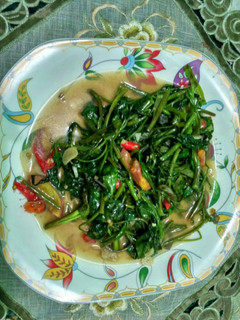 Foto resep Tumis Kangkung terasi bangka