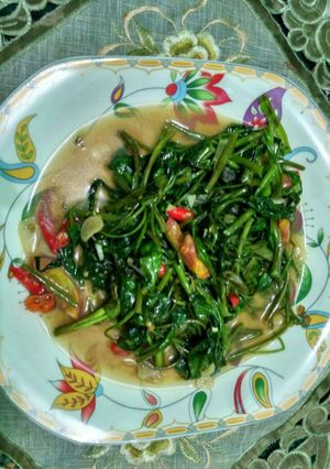 Foto resep Tumis Kangkung terasi bangka