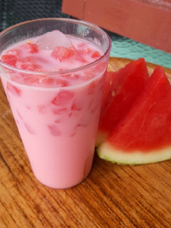 Foto resep Es semangka susu