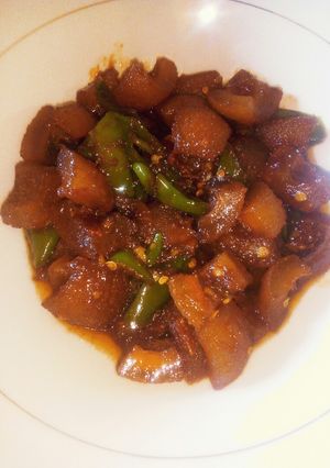 Foto resep Kikil kecap cabe hijau