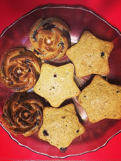 Una foto de Muffins de avena y arándanos