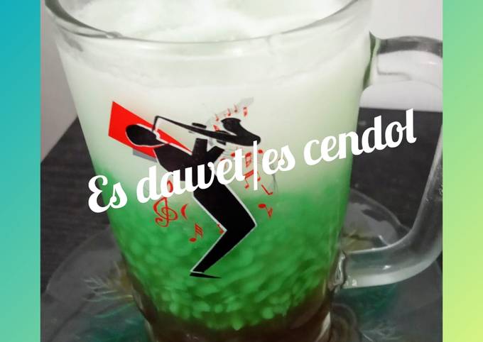 Cendol/dawet tepung beras