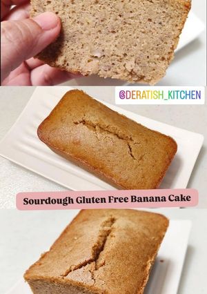 Foto resep Bolu Pisang Sourdough Gluten Free