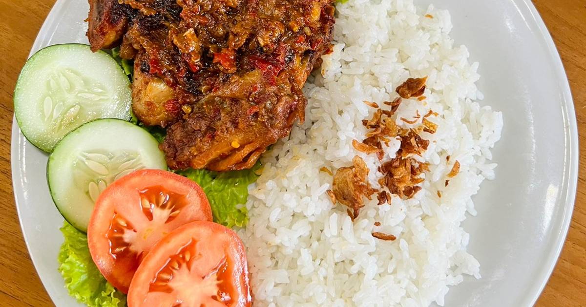 Resep Ayam Bumbu Rujak enak dan mudah khas Jawa Timur