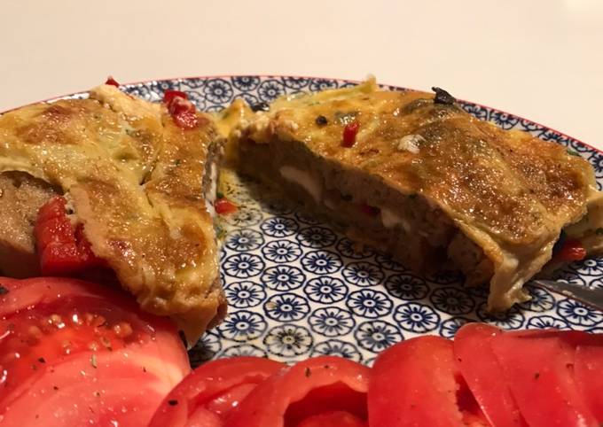 Recipe: Delicious Omelette sandwich