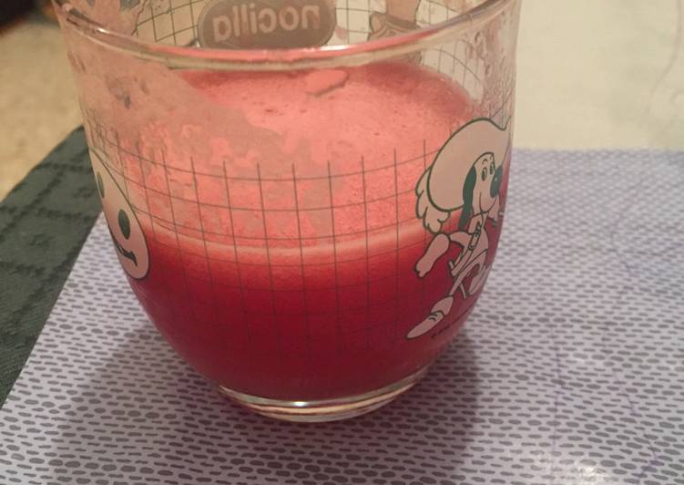 Zumo de melón y sandía