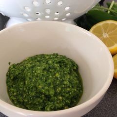 A picture of Wild Garlic Pesto.