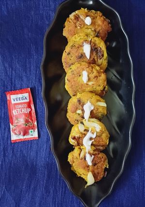 A picture of Leftover potato cutlets.