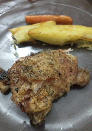 Una foto de Pollo a la Naranja