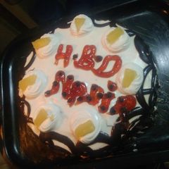 A picture of Blackforest cake.