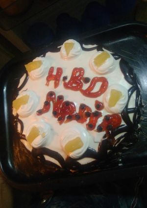 A picture of Blackforest cake.