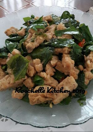 Foto resep Tumis Tempe Daun Belinjo