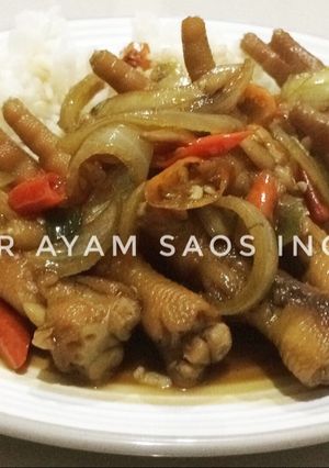 Foto resep Ceker Ayam Saos Inggris