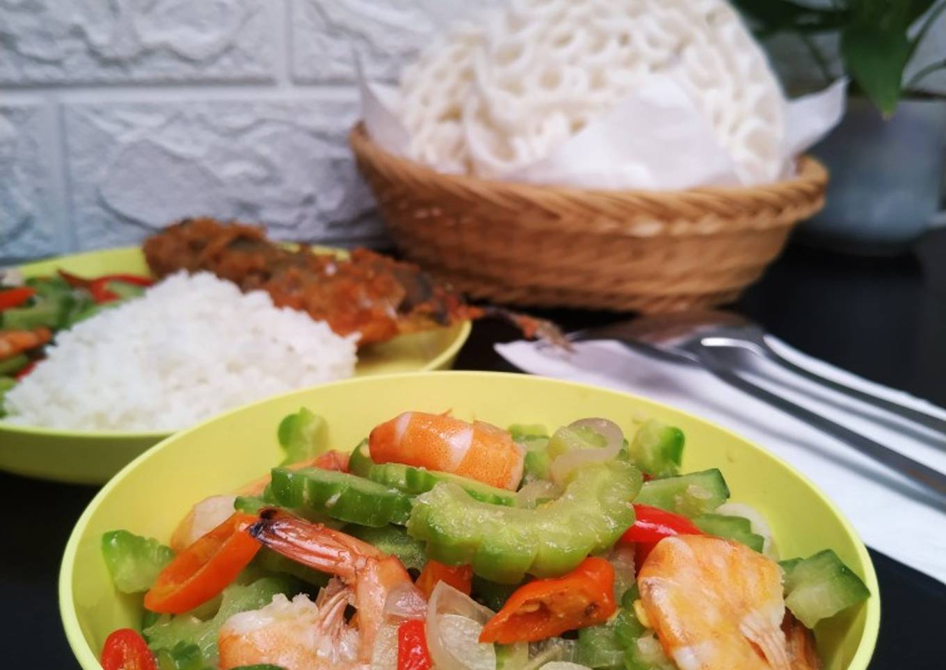 Oseng Pare dan Udang