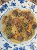 Hígado con Rizos y Vegetales