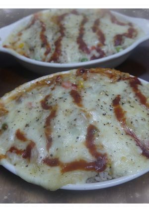 焗烤飯 的食譜成品照片