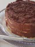 Tarta de chocolate y galletas