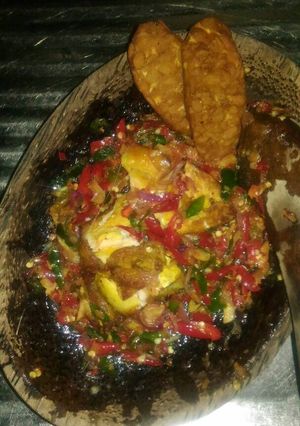 Foto resep Ayam penyet sambel matah