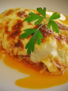 Una foto de Lasaña boloñesa