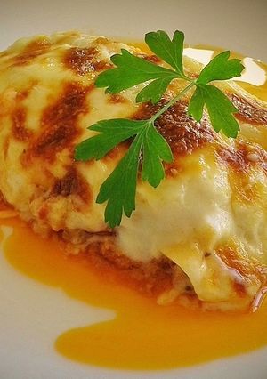 Una foto de Lasaña boloñesa