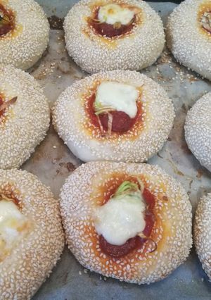Pizza pogácsa recept fotója