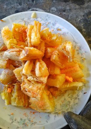 Foto resep Singkong keju merekah